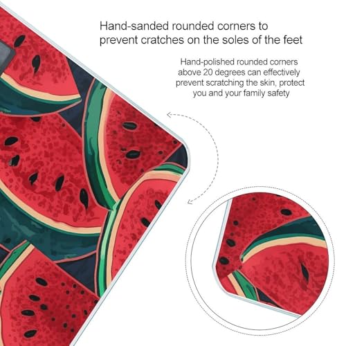 Báscula digital de cuerpo con plataforma de vidrio templado rojo sandía miniatura 4