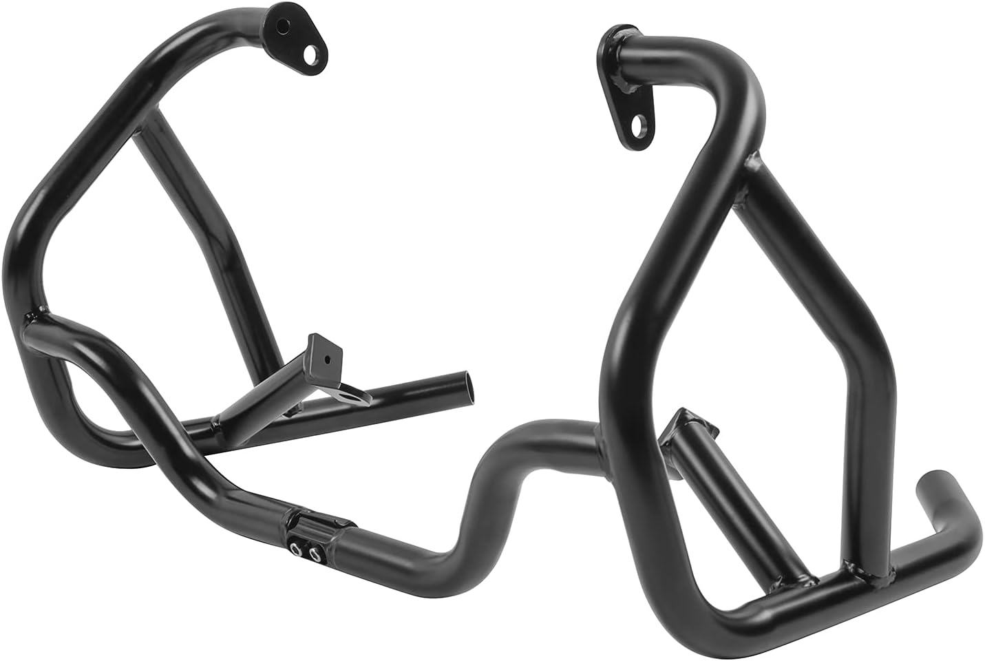 Fairing Highway Crash Bar Upper Lower Engine Guard Bumper Stunt Cage Frame Falling Protector for T-riumph Tiger 900 Rally/GT/PRO 2020 2021 2022 2023 Dual-Sport Motorcycle Parts (Black-Lower Part)