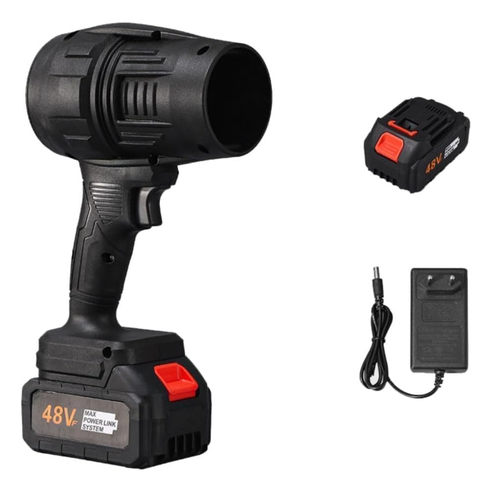 Innovation Handheld Electric Portable Air Blower,Turbo Jet Blower Cordless 48V | High Power Blow Brushless Motor for Home, Car, Garage & Workshop Cleaning Corner, Road Cleaning (1 PCS)-image-23