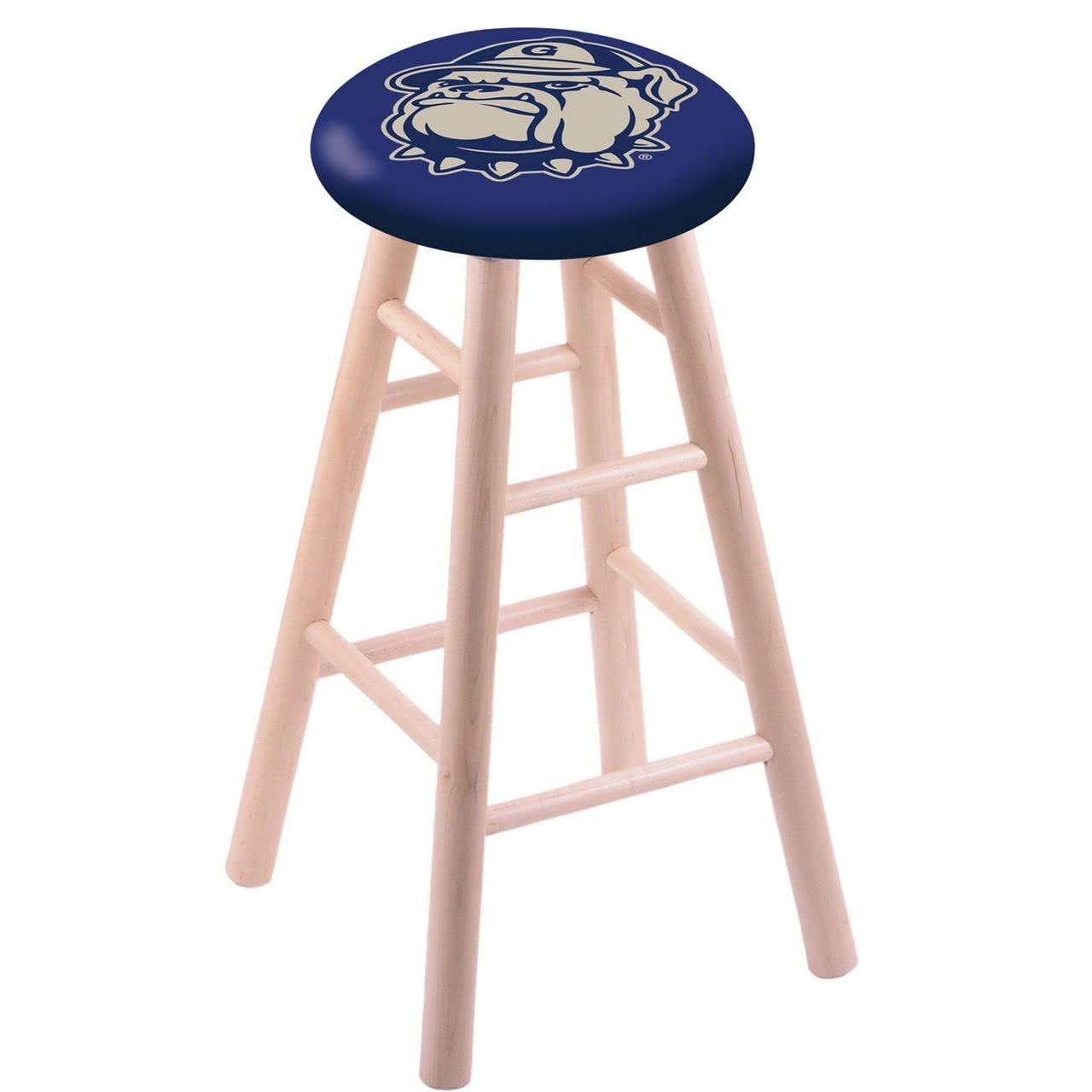 Holland Bar Stool Co. Maple Counter Stool in Natural Finish with Georgetown Seat by The