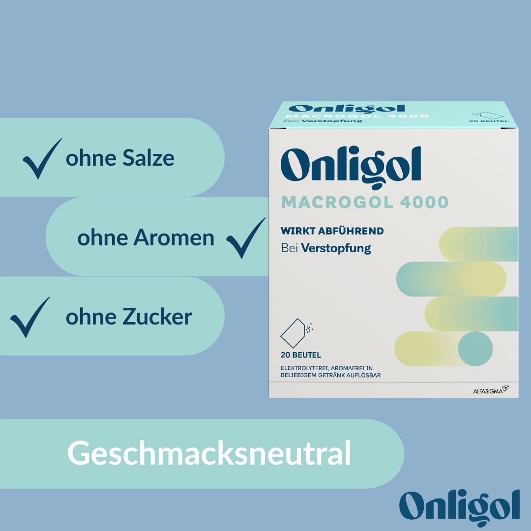 Onligol Macrogol 4000 - Soutien Doux Constipation 20 Sachets