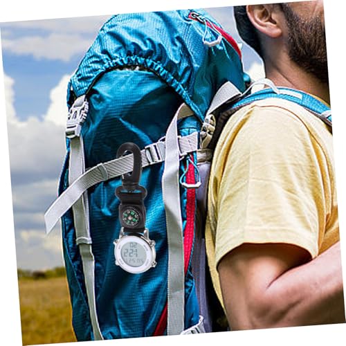 Reloj colgante electrónico con clip Alipis de bolsillo para exteriores y multifuncional 5