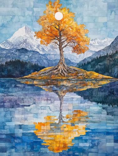 Paint by numbers adult arbol pintar por numeros adultos cuadros abstraccion