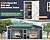 AMERLIFE 25x30x11.5 FT Outdoor Metal Garage Shed with Front Double & Side Hinged Doors, Extra Large Storage Shed with 4 Windows, Carport for Bass Boats, Full-Sized Pickups and Tractors