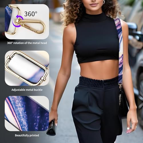 Image of Wide Purse Strap Replacement Crossbody, Funny Shoulder Strap Adjustable, Cute Bag Strap for Women Guitar Purses