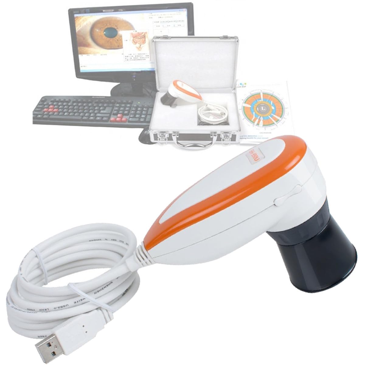 Cámara de iridología ocular con detector de iris y alta compatibilidad