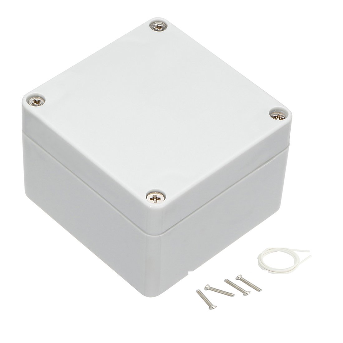 Waterproof Dustproof IP65 ABS Plastic Junction Box Outdoor Universal Electric Project Enclosure Gray 3.3"x3.2"x2.2"(83mmx81mmx56mm)