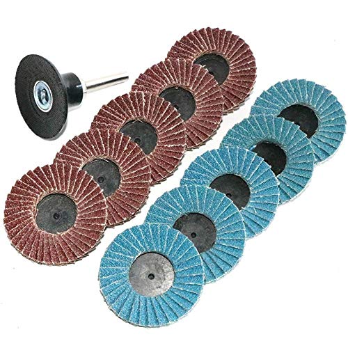 Disques à lamelles 75 mm type R avec mandrin pour meuleuse - 3