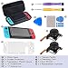 SUPERSUN 4 x Reemplazo de Joystick para Nintendo Switch Joy Con, 38...