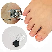 Vista 7 de Tratamiento de uñas encarnadas, kit de eliminación, 50 tiras correctoras de uñas encarnadas transparentes, 50 parches correctores de uñas