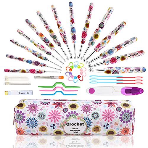 Looen 14 Sizes Ergonomic Crochet Kit