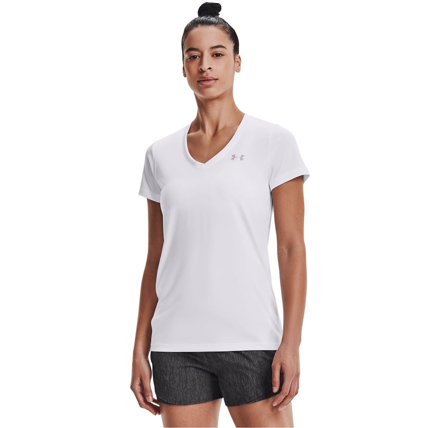 Under Armour Koszula Kobiety T-shirt z krótkim rękawem z dekoltem w serek
