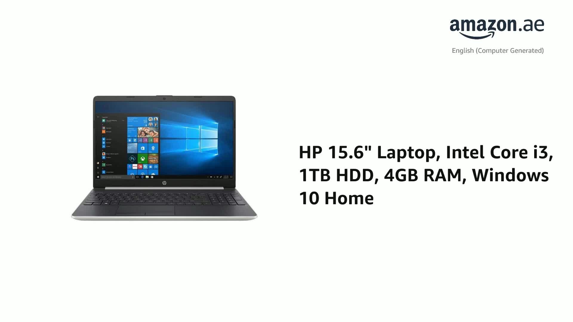 Laptop HP 240 G7:Procesador Intel Core i3 7020U 2.30 GHz ,Memoria de HP