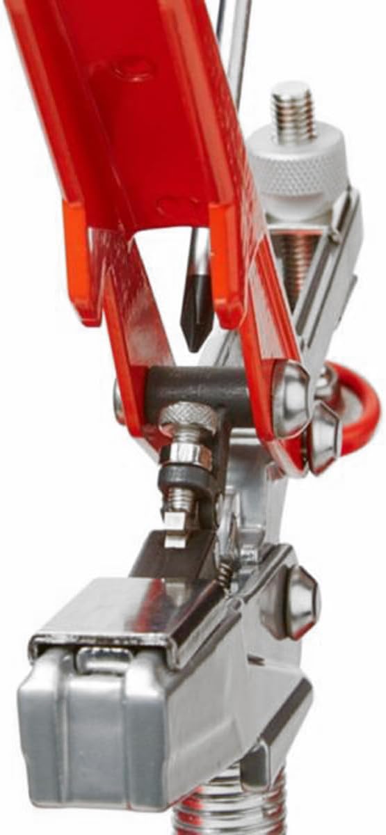 ARMOR TOOL Auto-Adjust Workbench Clamp - Horizontal Dog Clamp with 7.5" Spiral Aluminum Peg & 360 Degree Rotation - P7-HH