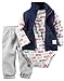 Carter's Baby Boys Vest Sets, Navy, 18 Months