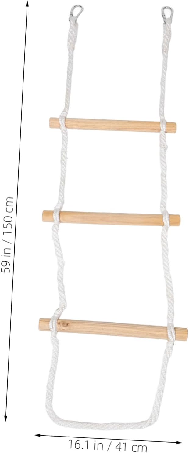 Portable Climbing Rope Ladder for Bunk Beds Lightweight High Strength Design for Homes and Schools Easy to Transport and Store for Safe Access to Elevated Areas
