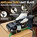 SDRTOP Cordless Electric Strapping Tool for PP/PET Straps, Adjustable Tension 3500N, Dual Battery Powered Handheld Banding Machine for Cartons, Pallets & Industrial Packaging