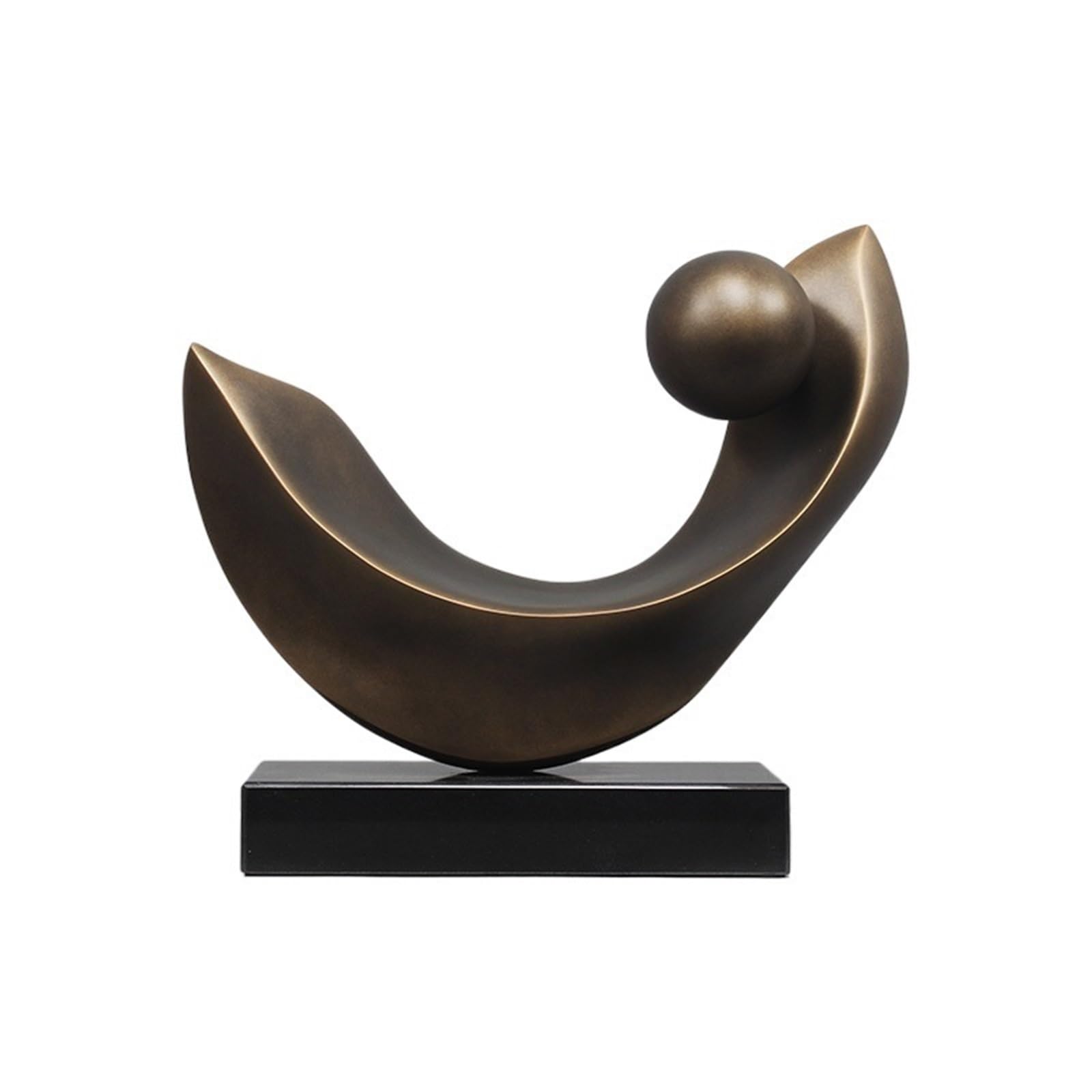 WANGHAI-666 Statue Decor Luxury Handicrafts Abstract Art Sculptures Modern Hotel Decorative Ornaments, 43 * 15 * 38cm