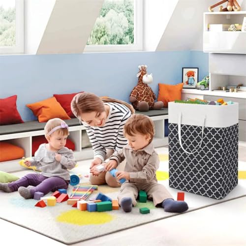 Nesrefyn 2 Pack Large Collapsible Laundry Baskets – Waterproof Laundry Hamper with Easy Carry Handles,Laundry Bags for Room, Bedroom, Bathroom, College Dorm, Storage and organization, (Black, 2 x 75L) - Cosy Home Interiors Nesrefyn 2 Pack Large Collapsible Laundry Baskets – Waterproof Laundry Hamper with Easy Carry Handles,Laundry Bags for Room, Bedroom, Bathroom, College Dorm, Storage and organization, (Black, 2 x 75L) - Image 7