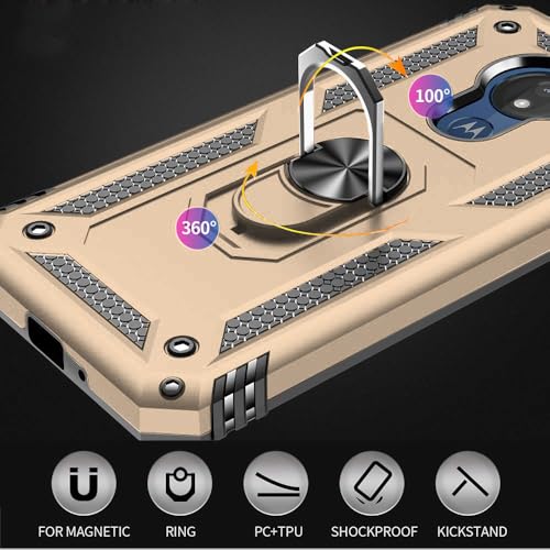 Coque MotoG7Power antichoc et robuste avec support magnétique intégré