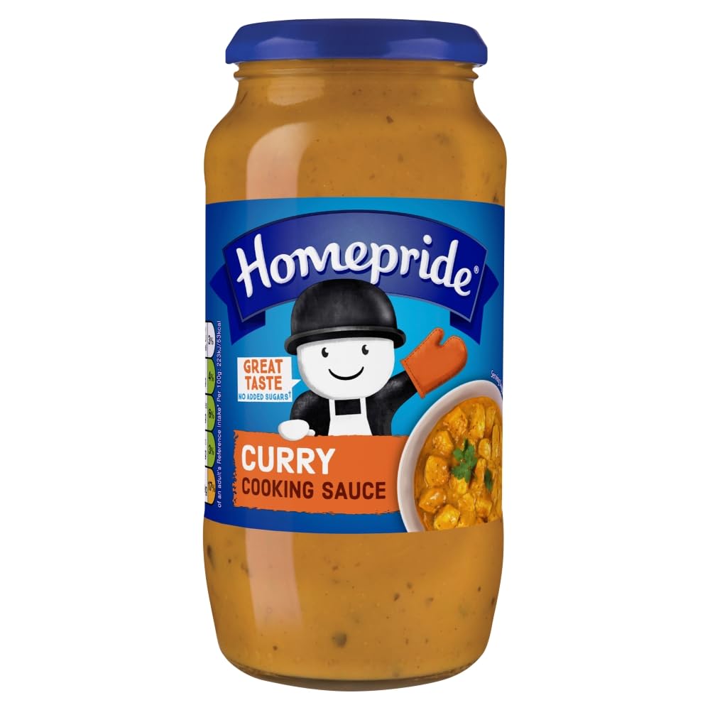 Homepride Mild and Creamy Curry Cooking Sauce, 485 g Jar (Pack of 1)