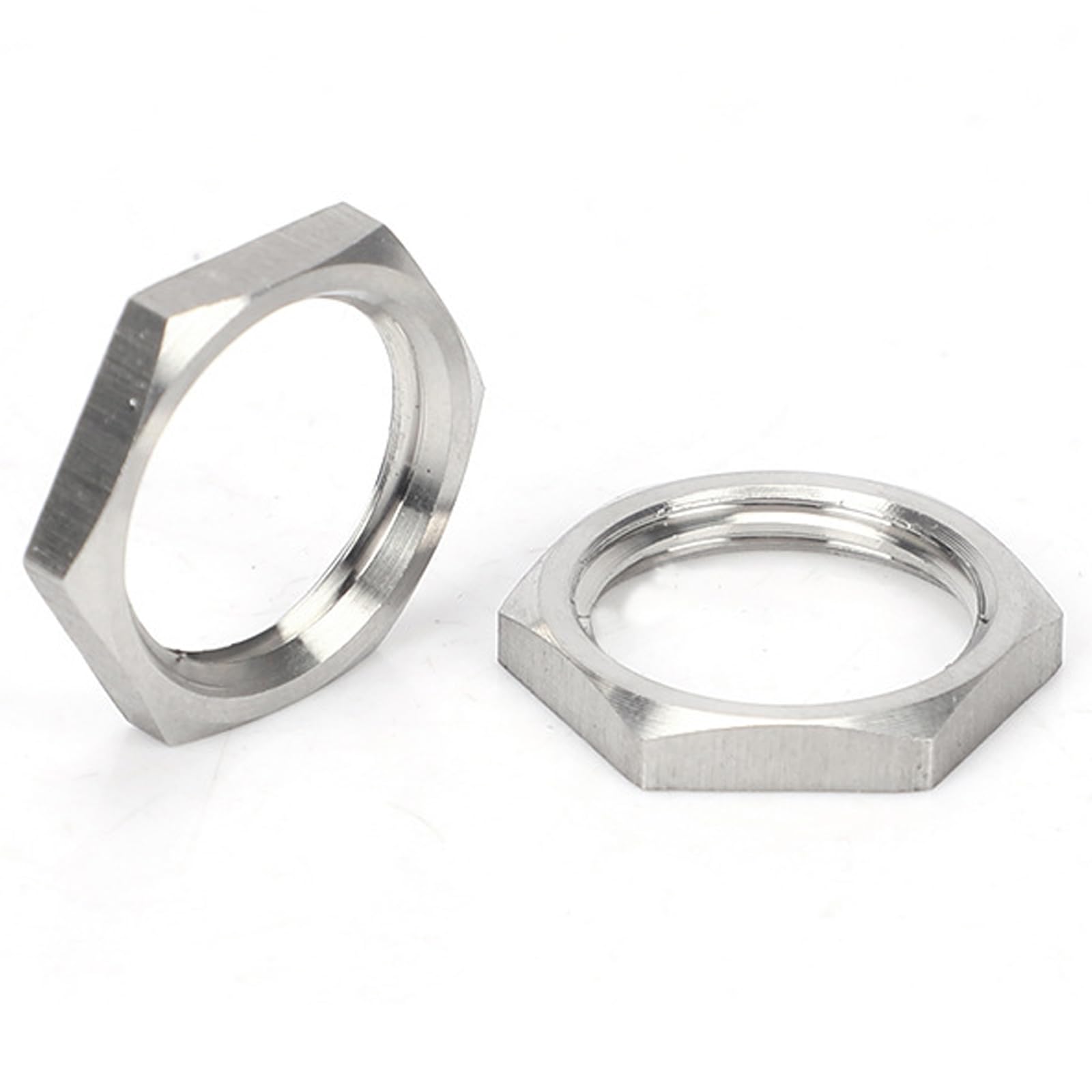 Tuercas hexagonales finas, Medio acero inoxidable fino de las tuercas fijación 304 del hexágono for sondear tamaños múltiples