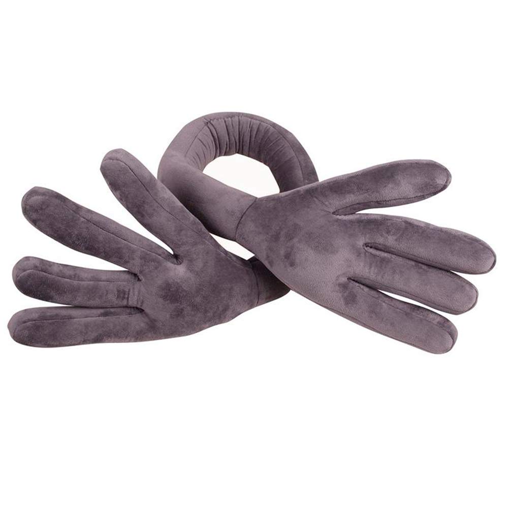 Almohada De Viaje De Palma, Almohada De Coche Multifunción Almohada De Cuello De Viaje Ajustable, Reposacabezas Flexible En Forma De Mano para Avión/Autobús/Tren/Siesta De Oficina/Camping