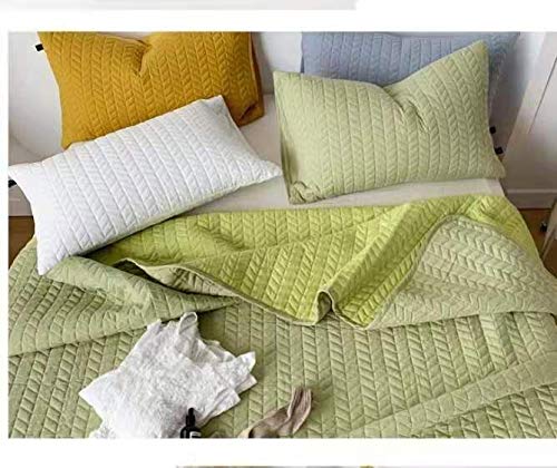 WWQQ Modernas Colcha Cama 245 * 250CM Blanca Verano Bouti Cubrecama Sobrecama Gris Cubrecama Fina Suave, CóModo, Adecuado para Dormir Desnudo. (Color : E, Size : 245 * 270cm)