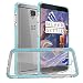 OnePlus 3T / OnePlus 3 Case, Orzly Fusion Bumper Case Cover Shell for OnePlus THREE (Original 2016 Model & 3T Version) Protective Hard Cover with Impact Absorbing BLUE Rubber Rim & Clear Back Panel