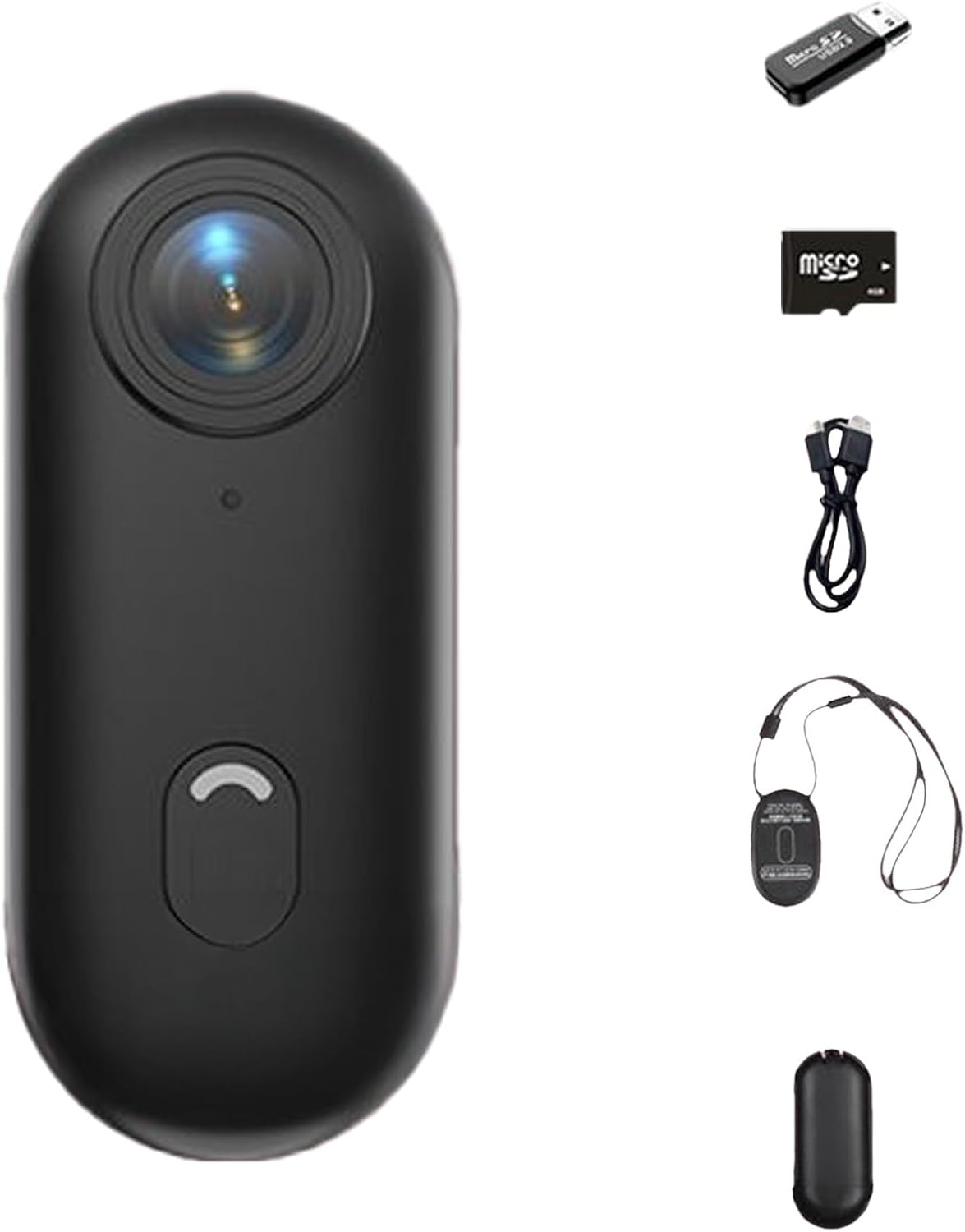 Varnock™ S1 HD Action Camera with WiFi, 1080P Ultra HD, 150 Min Battery, Compact, Hands-Free POV Recording (Black, HD-32GB)