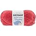 Bernat Softee Baby Chunky Yarn, Solid, 5 Ounce, Candy Apple Red, Single Ball