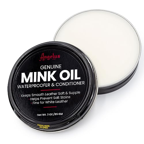 Angelus Mink Oil Paste - 3 Oz, Leather Conditioner and