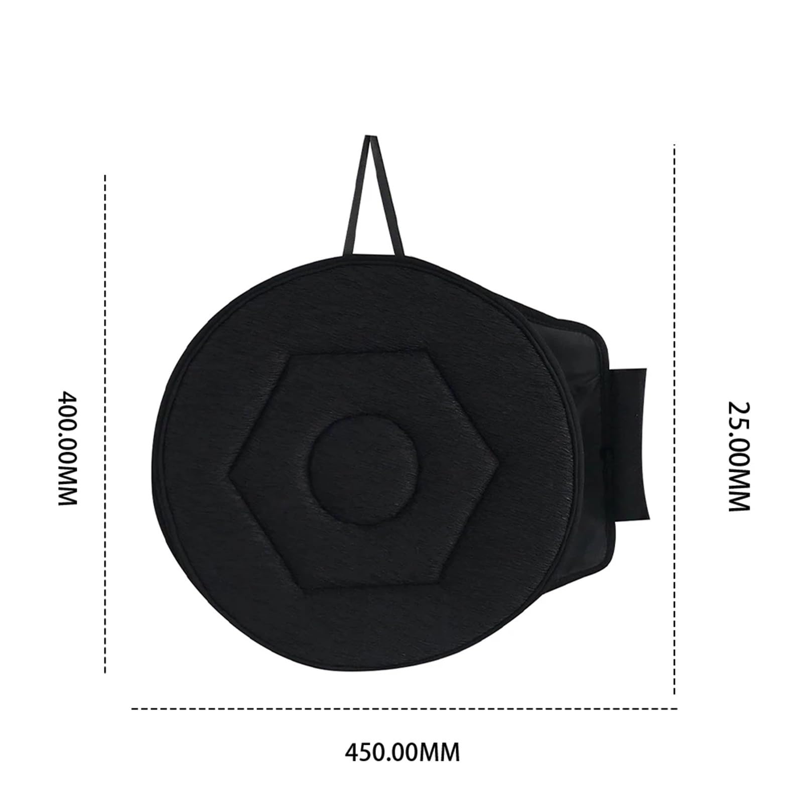 cuscino girevole per auto Cuscino del sedile rotante girevole universale for seggiolino auto portatile a 360 gradi Cuscino per anziani e donne incinte(Beige)