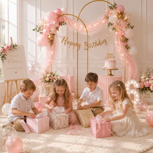 Image of 2 Pack Arch Backdrop Stand (7.2FT /6FT), Balloon Arch Stand