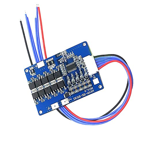 Wiring diagram for hobbyant HXYP-5S-B530 BMS with battery cells