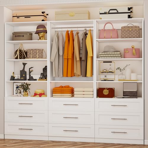 Closet System with 3 Sets, 6–16 FT Closet System with