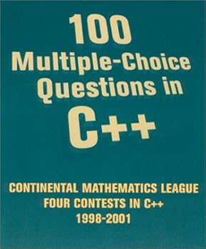 Paperback 100 Multiple-Choice Questions in C++ Book