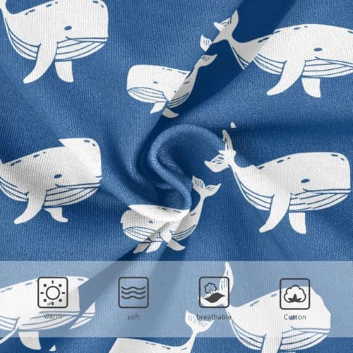 Ocean Whale Blue Toddler Girls's Underwear 2T 23031863