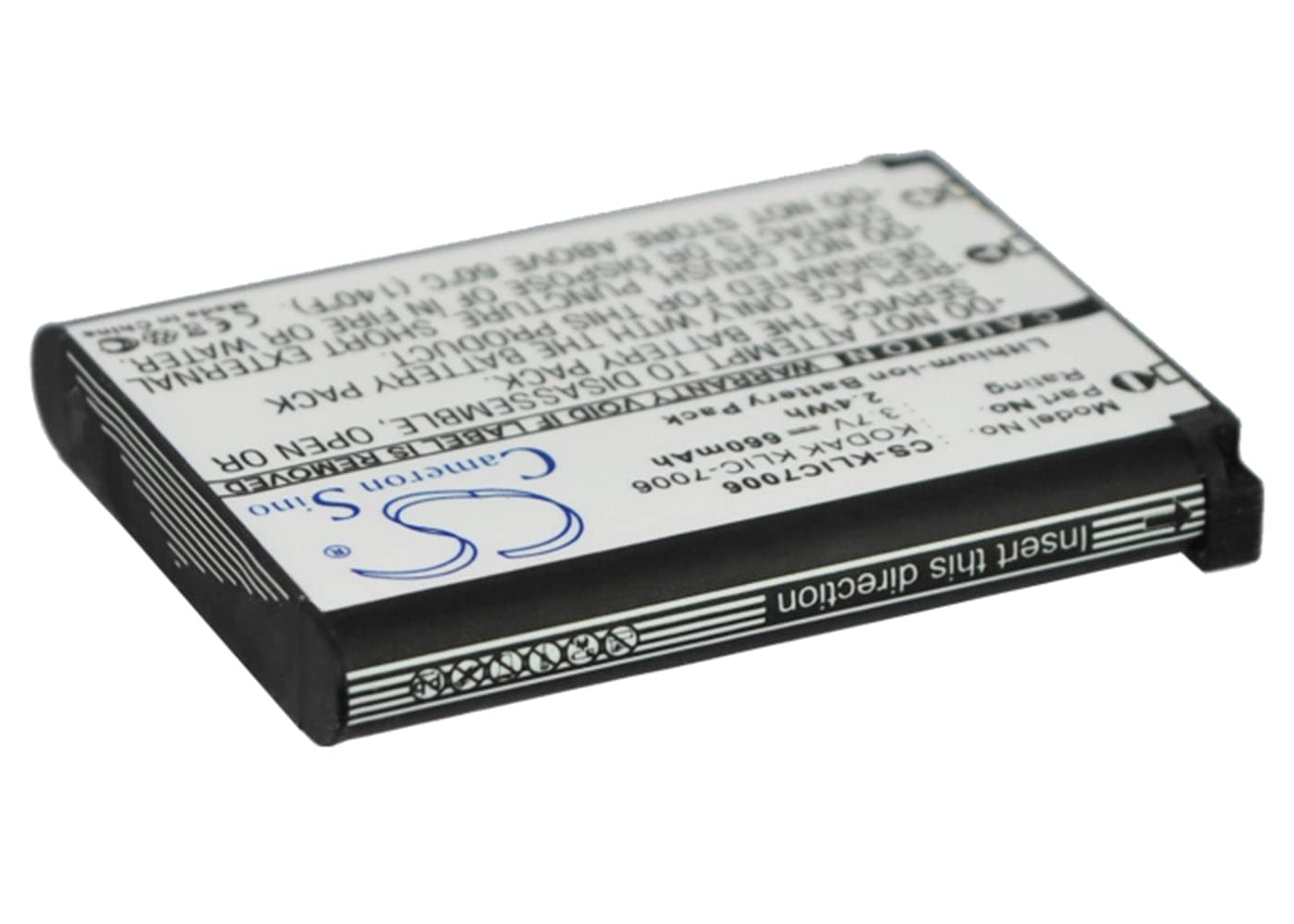 Batterie Pour Appareil Photo Kodak EasyShare (M215, M23, M522, M530, M531, M531 Carbon) - 600mAh, 3.7V Li-ion