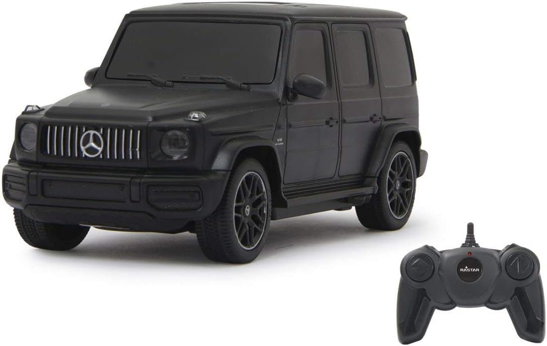 Jamara 405191 Mercedes-Benz AMG G63 1:24 2.4GHz-Officially Licensed, up to 1 Hour Driving time at Approx. 9 km/h, Perfectly replicated Details, Workmanship, Black