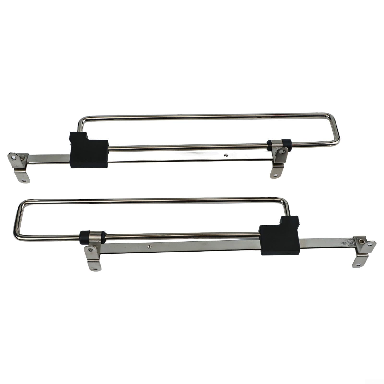 Retractable Clothes Rods Set of 2 for Closet Adjustable Design for Efficient Hanging (250mm)