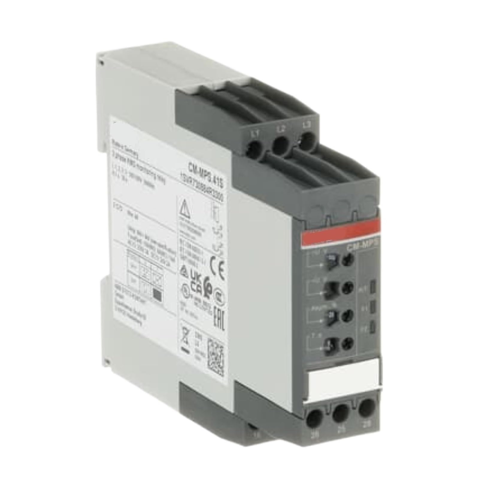 ZVQYSGIW CM-MPS.41S 10102319 1SVR730884R3300 Three-phase relay 2c/o, 0,0.1-30s, L1-L2-L3=3x300-500VAC