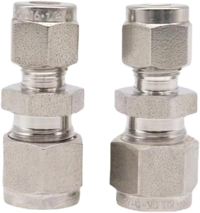 1/16" 1/8" 1/4" 3/8" 1/2" 3/4" 1" 2/3/4/6/8/10mm Tube Compression Union Euqal Reudcer SUS316L Stainless Steel Pipe Fitting Lab(3mm-6mm)