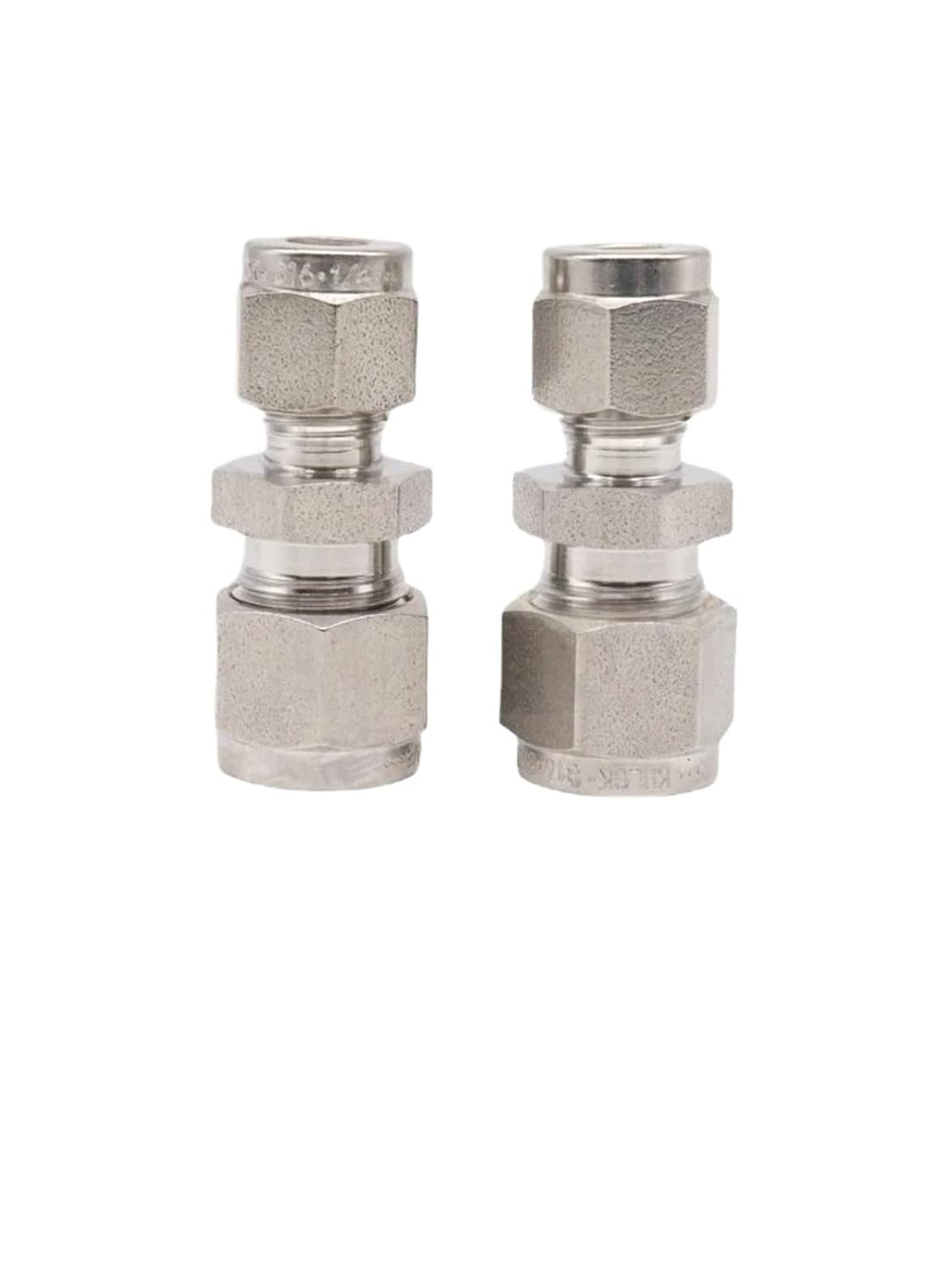1/16" 1/8" 1/4" 3/8" 1/2" 3/4" 1" 2/3/4/6/8/10mm Tube Compression Union Euqal Reudcer SUS316L Stainless Steel Pipe Fitting Lab(1l4-1l4 Inch)