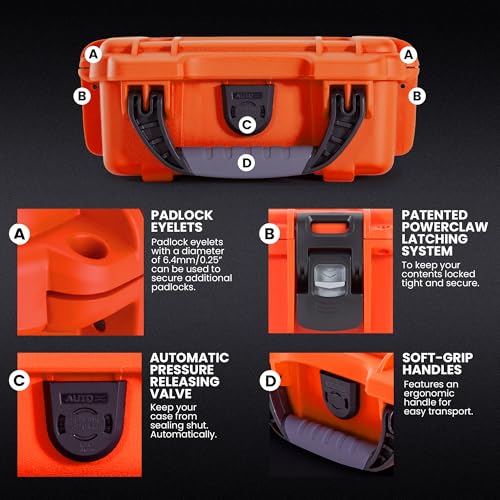 Maleta rígida NANUK 903 resistente para cámaras compactas miniatura 4