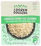 A Dozen Cousins, Sauce Rice Seasoning Carribean Coconut, 4 Ounce