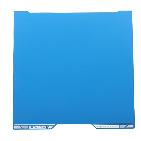 Generic Low Temperature Build Plate Energy Saving Easy to Clean for Lab H2D H2S 3D Printer Double Sided Cold Printing Platform 355x346mm Blue