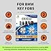 Key Fob Replacement Batteries for BMW CR2032 (1-9 Series X1 X2 X3 X4 X5 X6 X7 XM iX i3 i4 i7 i8 M3 M5 M8) Key Remote (Check Fitment Guide)(Pack of 2)