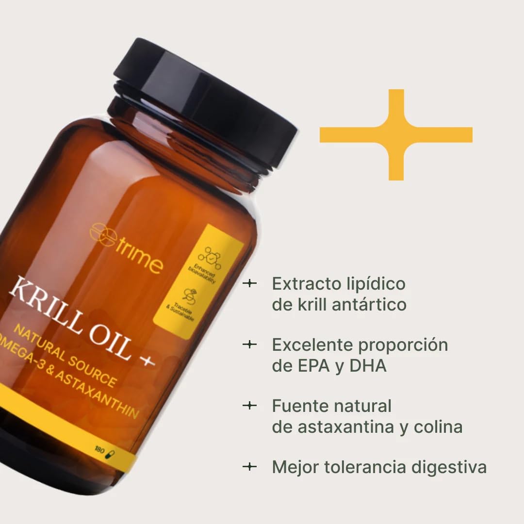 Olio di Krill Antartico Omega 3 180 Capsule 805 mg con Astaxantina