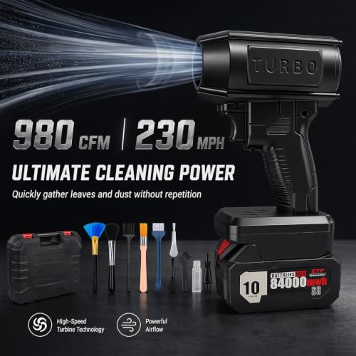 Piglulu Turbo Jet Blower V3.0 Cordless Leaf Blower - image 4